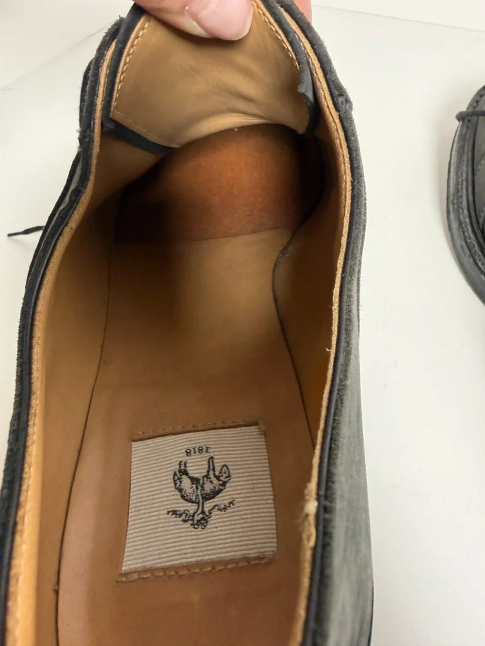 Crockett and Jones Balmoral Saddles/Brooks Brothers Black Fleece Size 9.5D